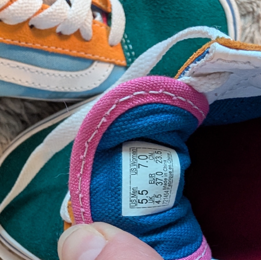 Colorful Suede Mix Vans - Picture 3 of 3
